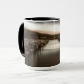 Unausgeglichener Säulen-Punkt-Hafen Half Moon Bay Tasse (Vorderseite Links)