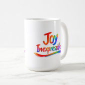 UNAUSSPRECHLICHE FREUDE -1 Petrus 1:8 Kaffeetasse (VorderseiteRechts)