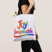 UNAUSSPRECHLICHE FREUDE - 1 Petrus 1:8 Tasche (Von Nahem)
