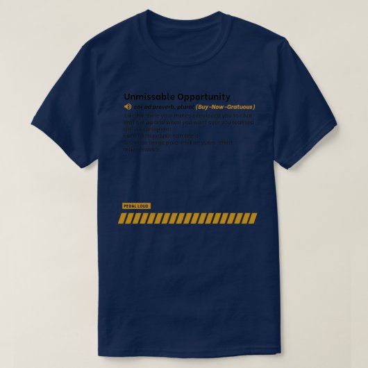Unausweichliche Gelegenheit lustig klassifiziert u T-Shirt (Design vorne)
