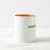 Unavailabili-Tee Tee-Schale Zweifarbige Tasse (Mittel)