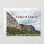 Unaweep Canyon Postkarte (Vorne/Hinten)