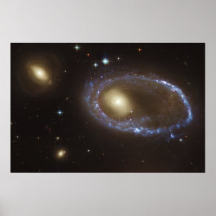 Unbarred Lenticular Ring Galaxy AM 0644-741 Poster