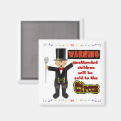 Unbeaufsichtigte Kinder Magnet (Vorderseite/Rückseite)