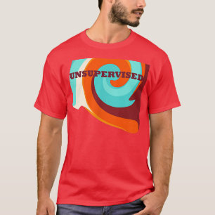 Unbeaufsichtigtes Fun Night Out Party Orange Maroo T-Shirt