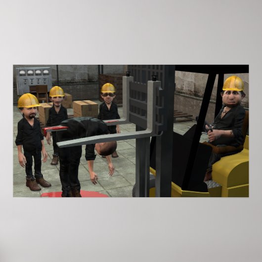 Unbedenklichkeitsverletzung - kleines Poster (Vorne)