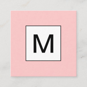 Unbedeutende moderne rosa Visitenkarte des mutigen