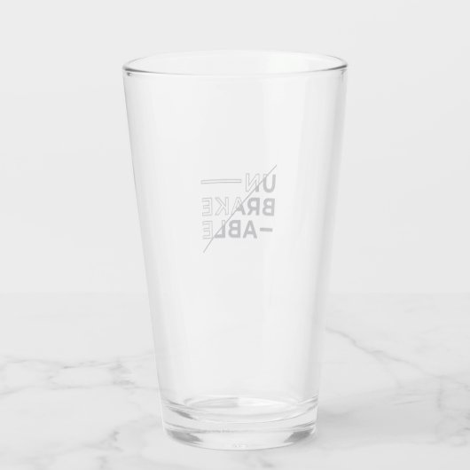 UNBEDINGT GLAS (Rückseite)