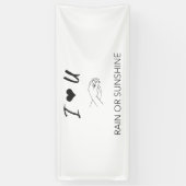 Unbedingte Liebe Banner (Vertikal)