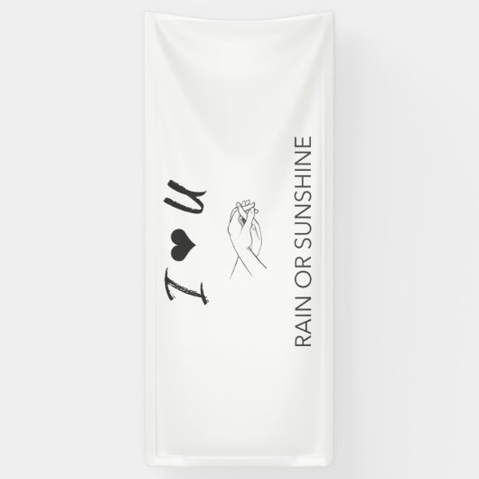 Unbedingte Liebe Banner (Vertikal)