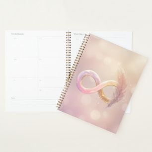 unbedingte Liebe & Feder-Symbol-Planer Planer