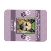 Unbedingte Liebe für Haustiere Beileid Magnet (Horizontal)