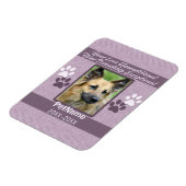 Unbedingte Liebe für Haustiere Beileid Magnet (Linke Seite)