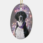 Unbedingte Liebe Keramikornament (Links)