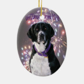 Unbedingte Liebe Keramikornament (Hinten)