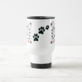 Unbedingte Liebe kommt mit vier Paws Reisebecher (Mittel)
