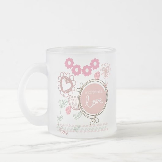 Unbedingte Liebe Mattglastasse (Links)