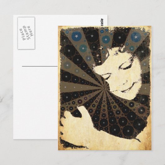 Unbedingte Liebe Postkarte (Vorne/Hinten)