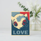 Unbedingte Liebe Postkarte (Stehend Vorderseite)