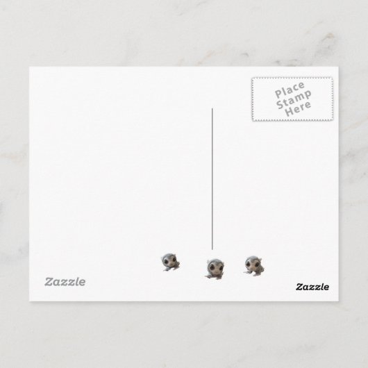 Unbedingte Liebe Postkarte (Rückseite)