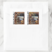 Unbedingte Liebe Rechteckiger Aufkleber (Tasche)