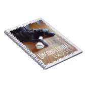 Unbedingte Liebe Schokolade Labrador Retriever Notizblock (Rechte Seite)