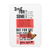 Unbedingte Liebe und Annahmefreundlichkeit - Angeb Magnet (Vertikal)