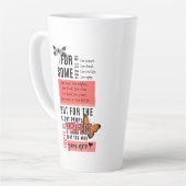 Unbedingte Liebe und Annahmefreundlichkeit - Angeb Milchtasse (Linke Ecke)