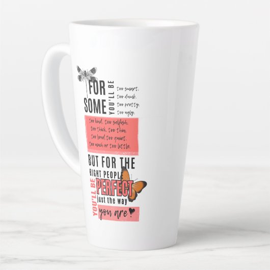 Unbedingte Liebe und Annahmefreundlichkeit - Angeb Milchtasse (Linke Ecke)