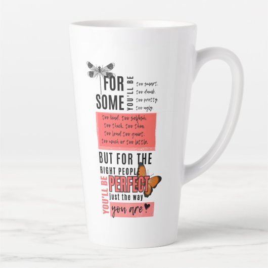 Unbedingte Liebe und Annahmefreundlichkeit - Angeb Milchtasse (Rechts)