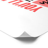 Unbedingte Liebe und Annahmefreundlichkeit - Angeb Poster (Ecke)