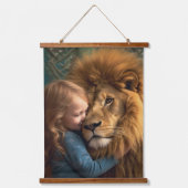 Unbedingte Liebe Wandteppich Mit Holzrahmen (Vorderseite)