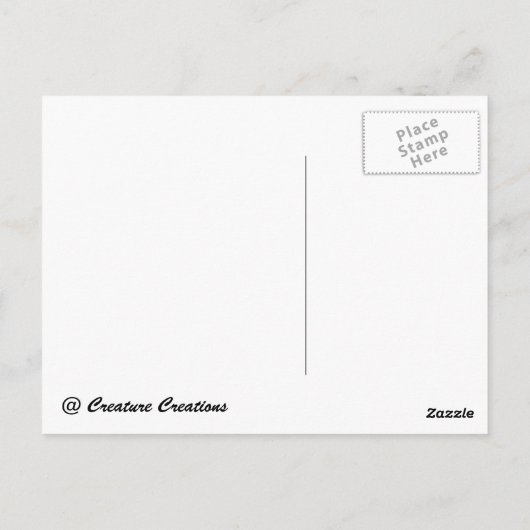 Unbedingte Postkarte (Rückseite)