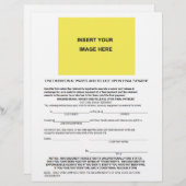 Unbedingter Verzicht und Freigabe nach dem endgült (Vorne/Hinten)