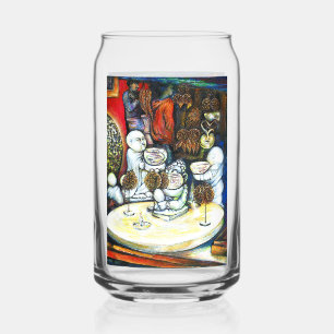 Unbeeindruckt von Challenge Dosenglas