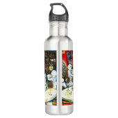 Unbeeindruckt von Challenge Edelstahlflasche (Rückseite)