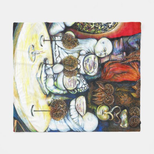 Unbeeindruckt von Challenge Fleecedecke (Vorderseite (Horizontal))