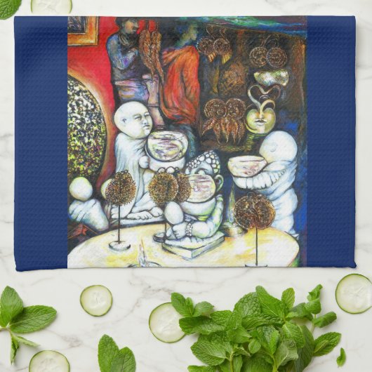 Unbeeindruckt von Challenge Geschirrtuch (Gefaltet)