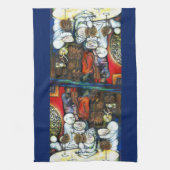 Unbeeindruckt von Challenge Geschirrtuch (Vertikal)