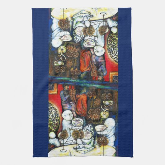 Unbeeindruckt von Challenge Geschirrtuch (Vertikal)