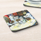 Unbeeindruckt von Challenge Getränkeuntersetzer (Linke Seite)