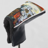 Unbeeindruckt von Challenge Golf Headcover (3/4 Vorderseite)