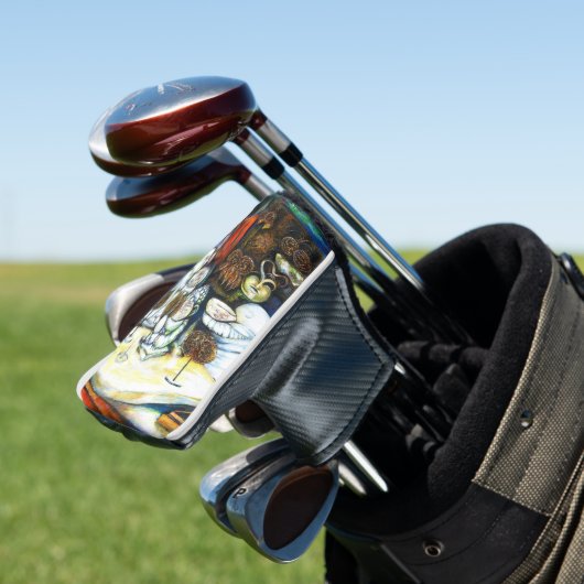Unbeeindruckt von Challenge Golf Headcover (In Situ)