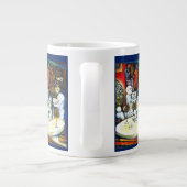 Unbeeindruckt von Challenge Jumbo-Tasse (Rückseite)