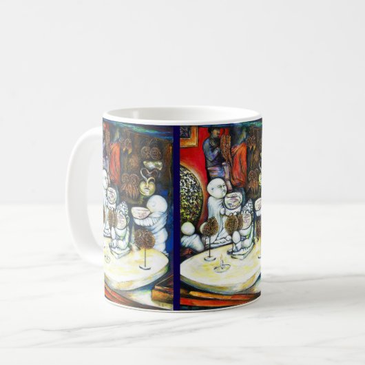 Unbeeindruckt von Challenge Kaffeetasse (Vorderseite Links)