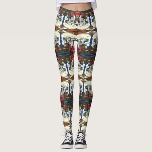Unbeeindruckt von Challenge Leggings (Vorderseite)