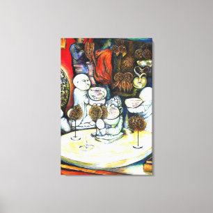 Unbeeindruckt von Challenge Leinwanddruck