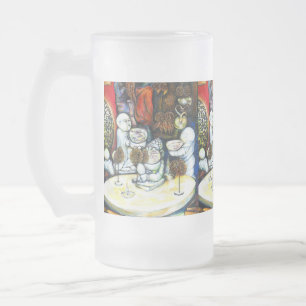 Unbeeindruckt von Challenge Mattglas Bierglas