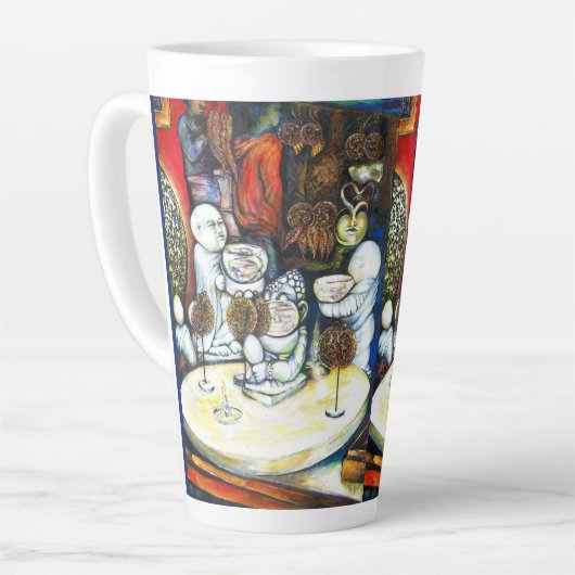 Unbeeindruckt von Challenge Milchtasse (Linke Ecke)