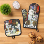 Unbeeindruckt von Challenge Ofenhandschuh & Topflappen-Set (Oben Unten)